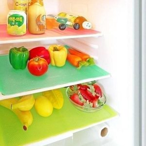 4 Pcs Washable Refrigerator Mats